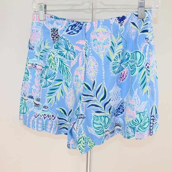 Lilly Pulitzer Faye Blue Peri Skort NWT - Picture 2 of 5